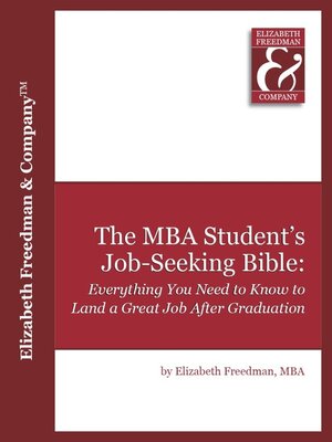 cover image of The MBA Student's Job Seeking Bible